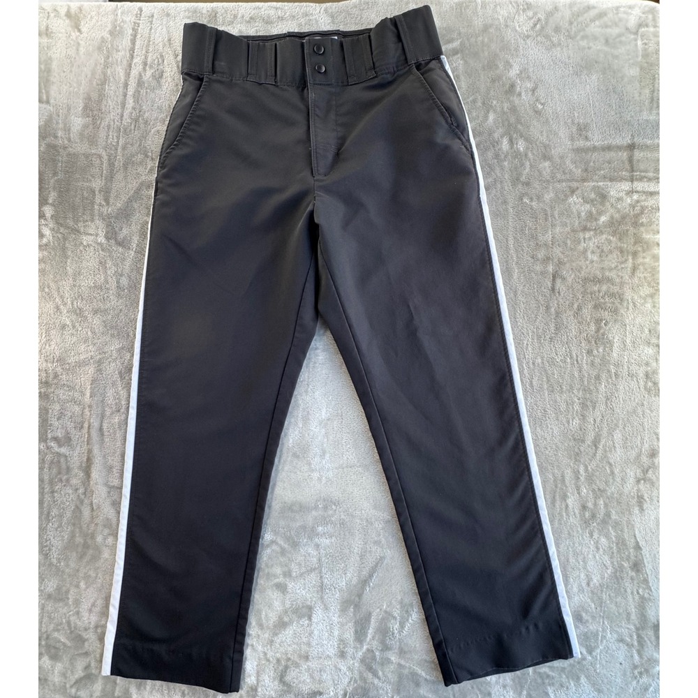 Honig Referee Pants Mens Large Black Uniform Athletic Straight Leg Officials